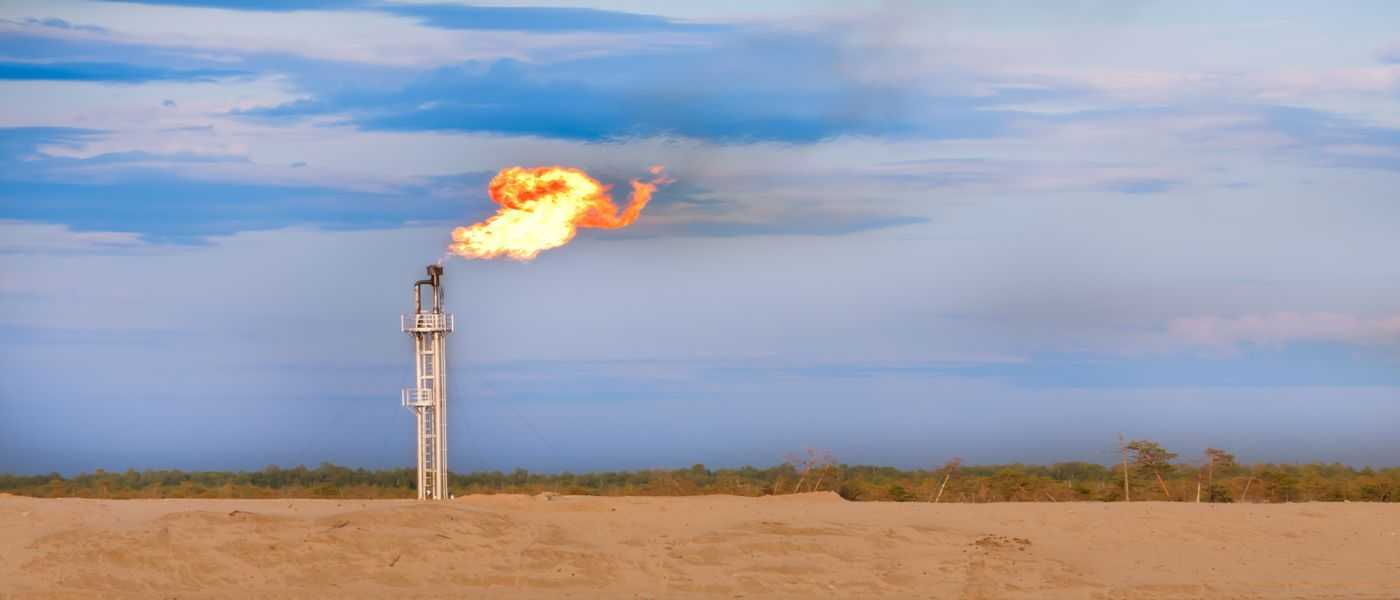 natural gas field